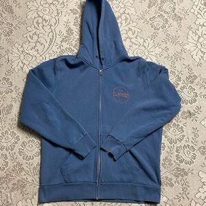Men’s blue Levi’s zip up hoodie sweatshirt size medium